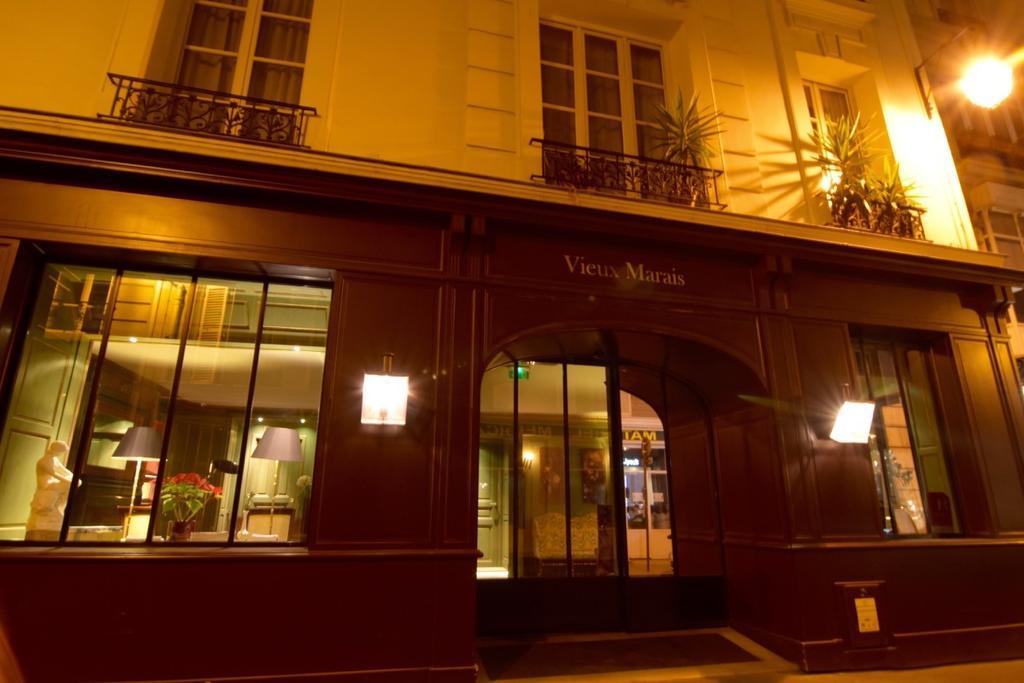 Hotel Du Vieux Marais Paris Exteriör bild